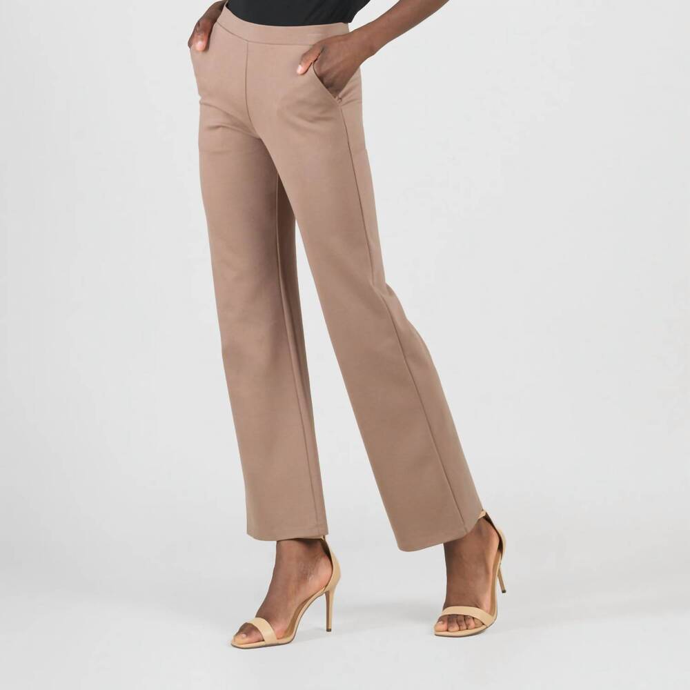 NEW CLARA SUN WOO loose leg pocket pant in taupe - Picture 2 of 4